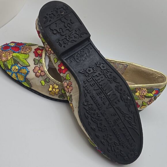 Frankie and Baby Beverly Feldman | Embroidered Flats - Picture 6 of 7